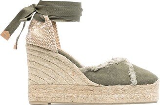 Clarina 120mm wedge espadrilles