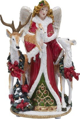 Holiday Musical Angels Among Us Figurine , 7.5-in