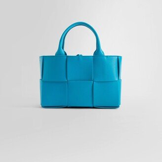 Woman Blue Tote Bags