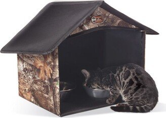 K&H Pet Products Outdoor Kitty Dining Room Real Tree