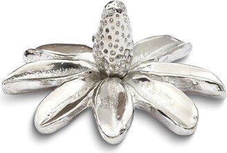 Curata Handcrafted Tarnish-Free Pewter Tiny Gardens Daisy Ring Holder