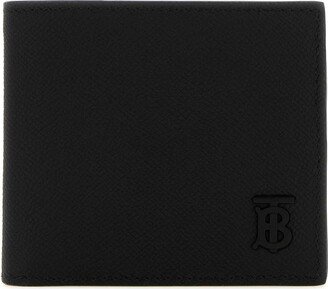 TB-Monogram Plaque Bi-Fold Wallet