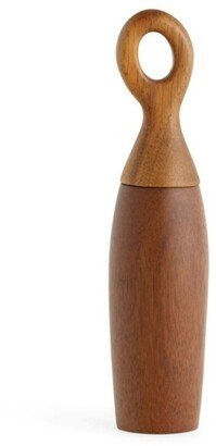 Portables Wood Salt and Pepper Mill, 9-AA