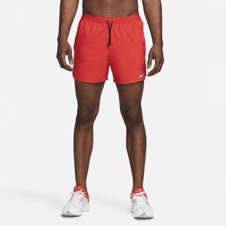 Men's Stride Dri-FIT 5 Brief-Lined Running Shorts in Red-AA