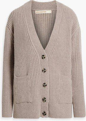 Kira ribbed wool cardigan