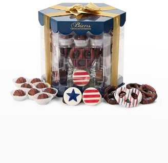 Biens Chocolate Centerpiece Patriotic Selection Box