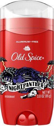 Aluminum Free Deodorant for Men with 48 Hour Protection - Night Panther - 3oz