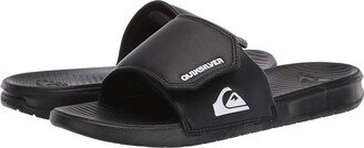 Bright Coast Adjustable Slides (Black/White/Black) Men's Sandals