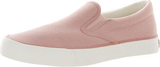 The Run Womens Canvas Fashion Slip-On Sneakers