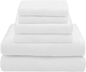 100% Turkish Cotton Ediree 6Pc Towel Set-AC