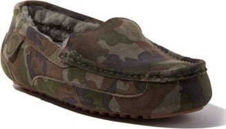 Fireide by Dearfoam Men' Melbourne Genuine Shearling Moccain - Camo Size 11