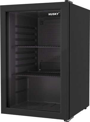 Husky Large Fridge With Glass Door-AB