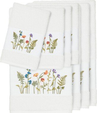 Linum Home Turkish Cotton Serenity 8-Pc. Embellished Towel Set