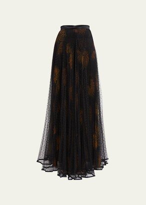 Dahlia Pleated Maxi Skirt-AA