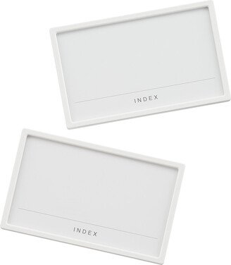 like-it Medium Label Holders White Pkg/2