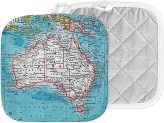 Australia Map Hot Pad - Pot Holder Kitchen Airbnb Gift Trip