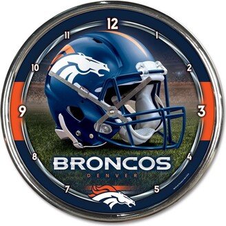 Wincraft Denver Broncos Chrome Wall Clock