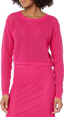 Women's Asher Crochet Cropped Pullover