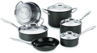 Gourmet Hard Anodized 10Pc Cookware Set-AA