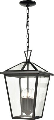 Artistic Home & Lighting Artistic Home Main Street 12'' Wide 4-Light Outdoor Pendant