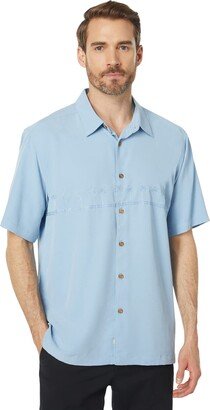 Men's Tahiti Palms 4 Button Up Woven Top