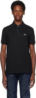 Black Slim-Fit Polo