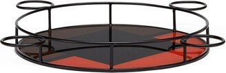 Two-Tone Round-Shape Tray