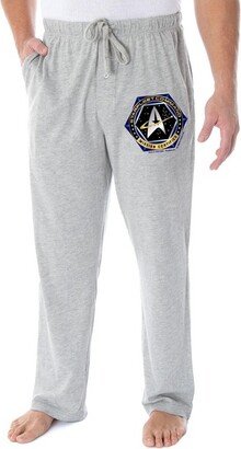 Star Trek Men's Starfleet Command Mission Certified Lounge Pajama Pants (LG) Grey