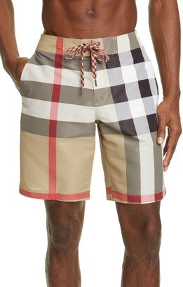 Breton Check Swim Trunks