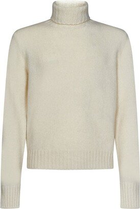 Roll-Neck Knitted Jumper-AJ