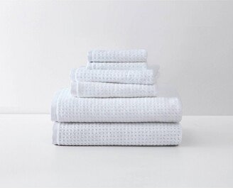 6pc Northern Pacific Bath Towel Set White