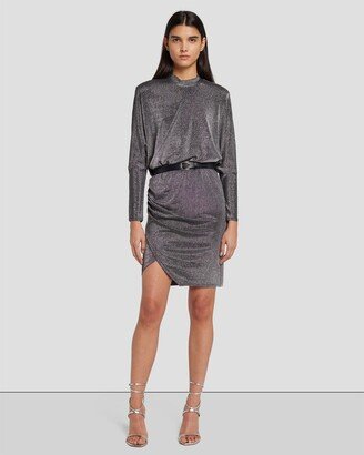 Party Dress in Gunmetal