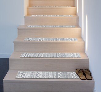 Modern Geometric Non-Slip Stair Treads