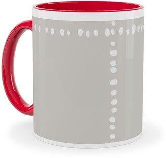 Mugs: Soul Garden Ceramic Mug, Red, 11Oz, Gray