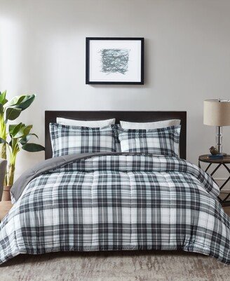 Madison Park Essentials Parkston Reversible 2-Pc. Comforter Set, Twin/Twin Xl - Black/White