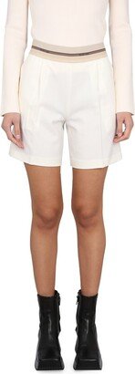 Logo-Waistband Bermuda Shorts