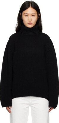 Black Heavyweight Turtleneck