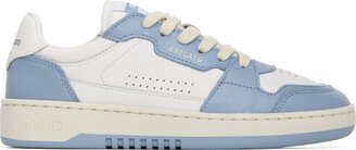 White & Blue Dice Lo Sneakers