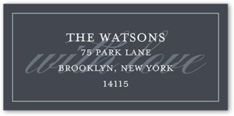 Wedding Address Labels: Traditional Big Day Address Label, Grey, Address Label, Matte