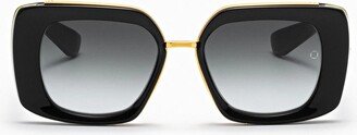 Akoni Virgo - Black / Gold Sunglasses