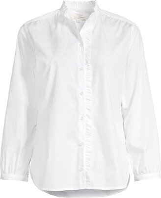 Henea Ruffled Cotton Shirt