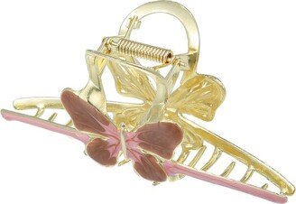 Unique Bargains Women's Metal Butterfly Fashion Hair Claw Clip 4.33