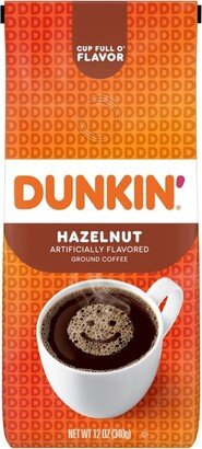 Dunkin' Donuts Dunkin' Hazelnut Flavored Light Roast Ground Coffee - 12oz