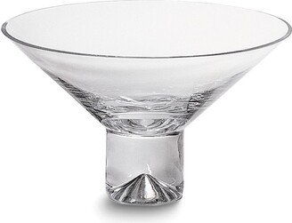 Curata Badash Handcrafted Lead-Free Crystal Monaco Pedestal Bowl