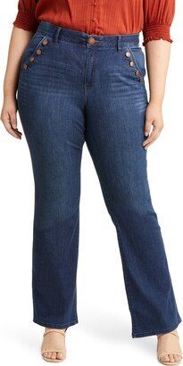 'Ab'Leisure Skyrise Wide Leg Jeans