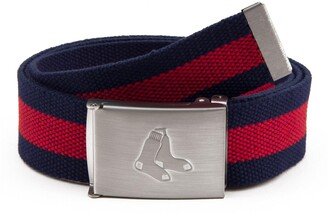 Eagles Wings Men's Boston Red Sox Fabric Belt - Black, Red