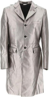 Single-Breasted Mid-Length Coat