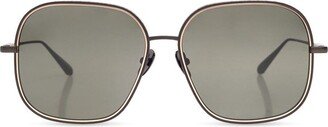 Juliana Oversized Squared-Frame Sunglasses