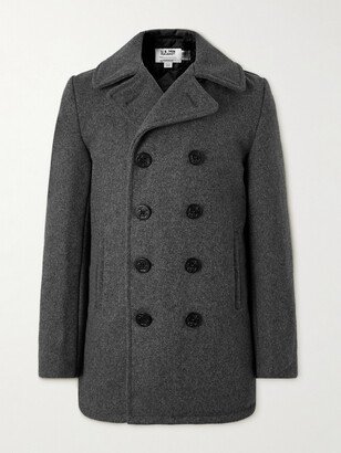 Melton Wool-Blend Peacoat-AA