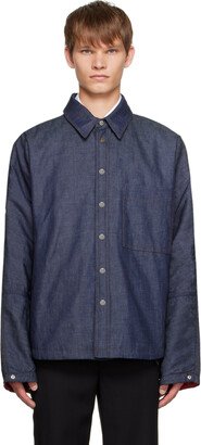 Navy Le Chouchou 'La Surchemise de Nîmes' Denim Jacket